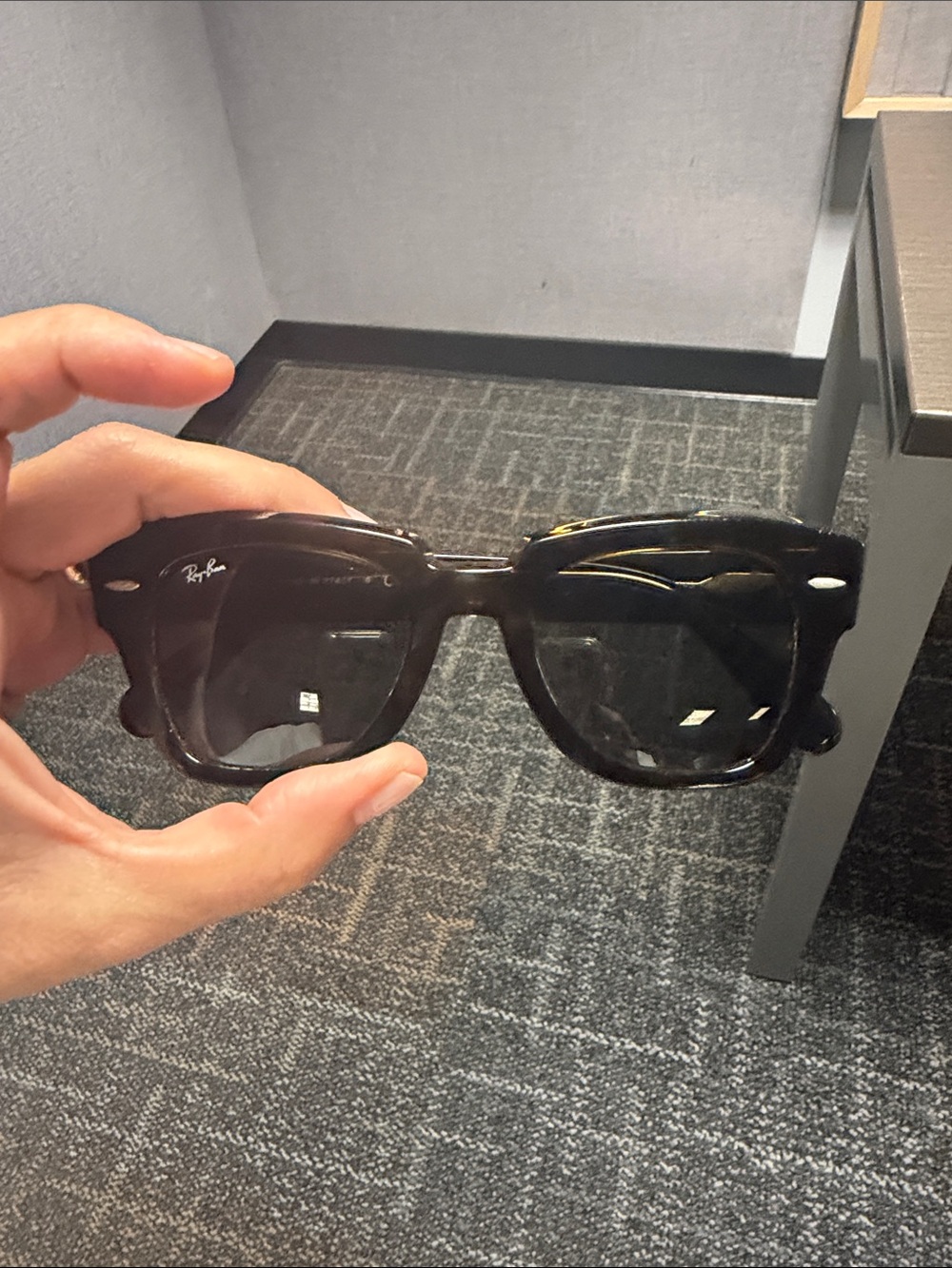 Ray-Ban Black Sunglasses with Dark Lenses